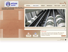 Tablet Screenshot of mizanasansor.com